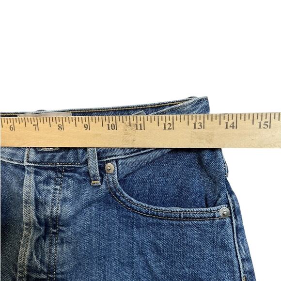 Everlane The Cheeky Short Women Size 25 Button Fly‎ Denim Cut Offs - Picture 3 of 10